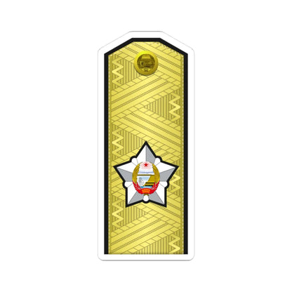 DPRK Navy OF 10a (Korea) (Military Rank) STICKER Vinyl Kiss-Cut Decal 3 Inch White - The Sticker Space