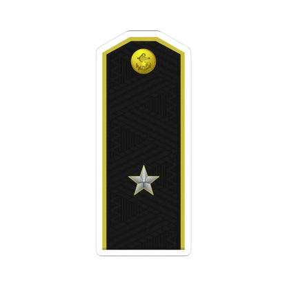 DPRK Navy OF 6 (Korea) (Military Rank) STICKER Vinyl Kiss-Cut Decal 3 Inch White - The Sticker Space