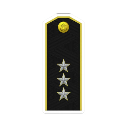 DPRK Navy OF 8 (Korea) (Military Rank) STICKER Vinyl Kiss-Cut Decal 2 Inch White - The Sticker Space