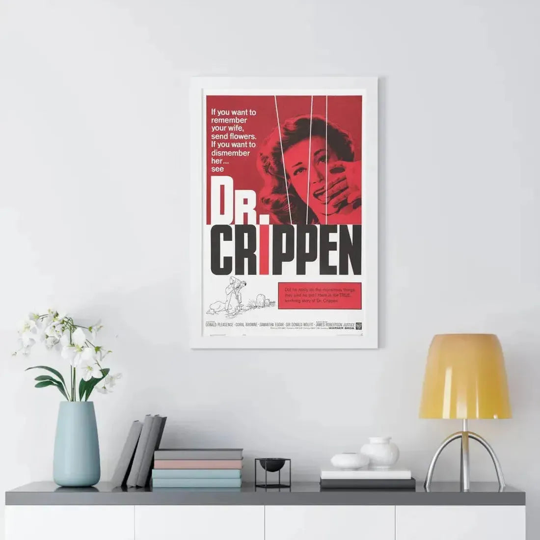 DR. CRIPPEN 1962 - Framed Movie Poster - The Sticker Space