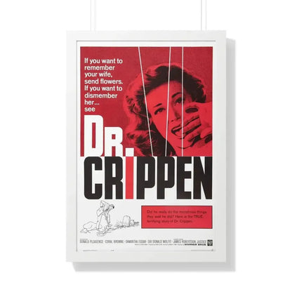 DR. CRIPPEN 1962 - Framed Movie Poster - The Sticker Space
