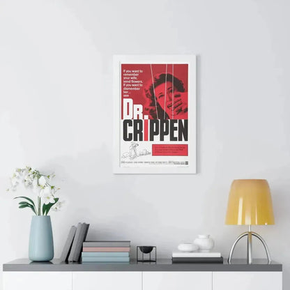 DR. CRIPPEN 1962 - Framed Movie Poster - The Sticker Space