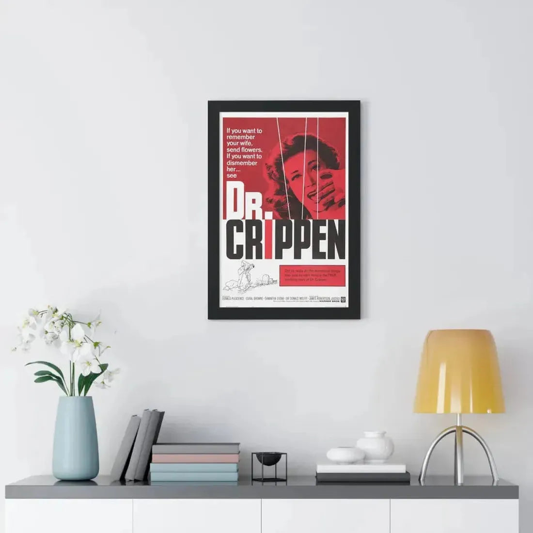 DR. CRIPPEN 1962 - Framed Movie Poster - The Sticker Space