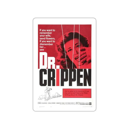 DR. CRIPPEN 1962 Movie Poster STICKER Vinyl Die-Cut Decal - The Sticker Space