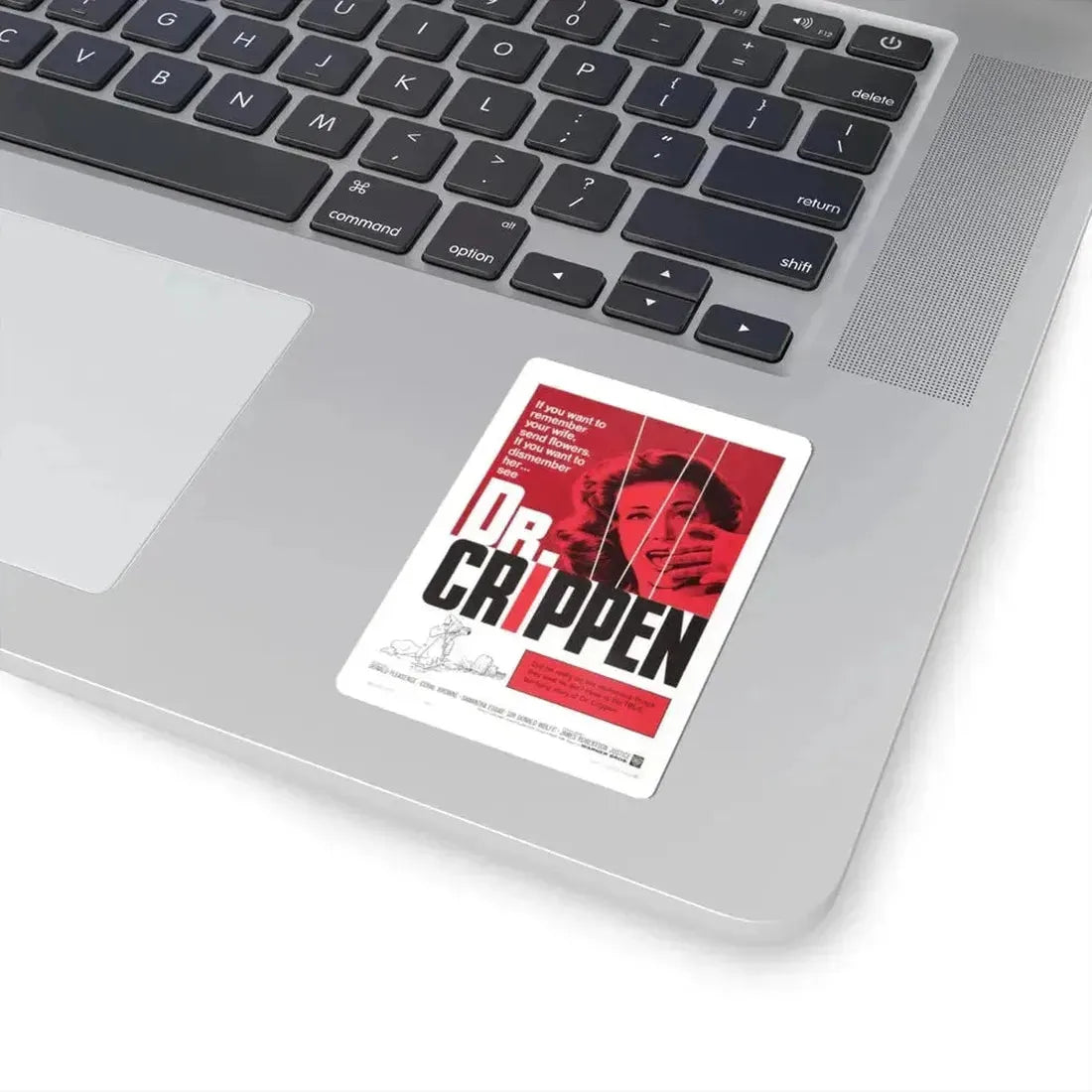 DR. CRIPPEN 1962 Movie Poster - STICKER Vinyl Kiss-Cut Decal - The Sticker Space