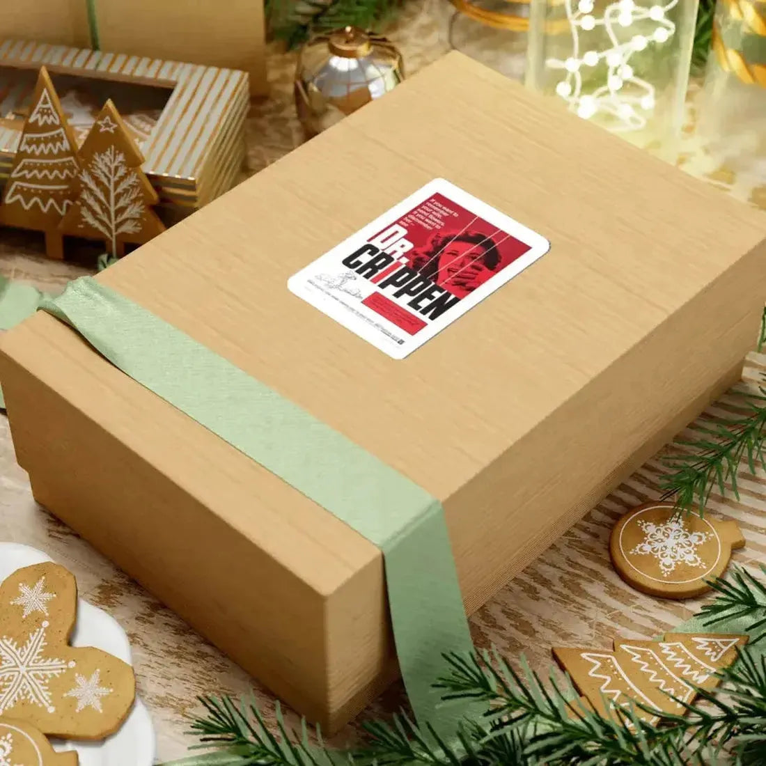 DR. CRIPPEN 1962 Movie Poster - STICKER Vinyl Kiss-Cut Decal - The Sticker Space