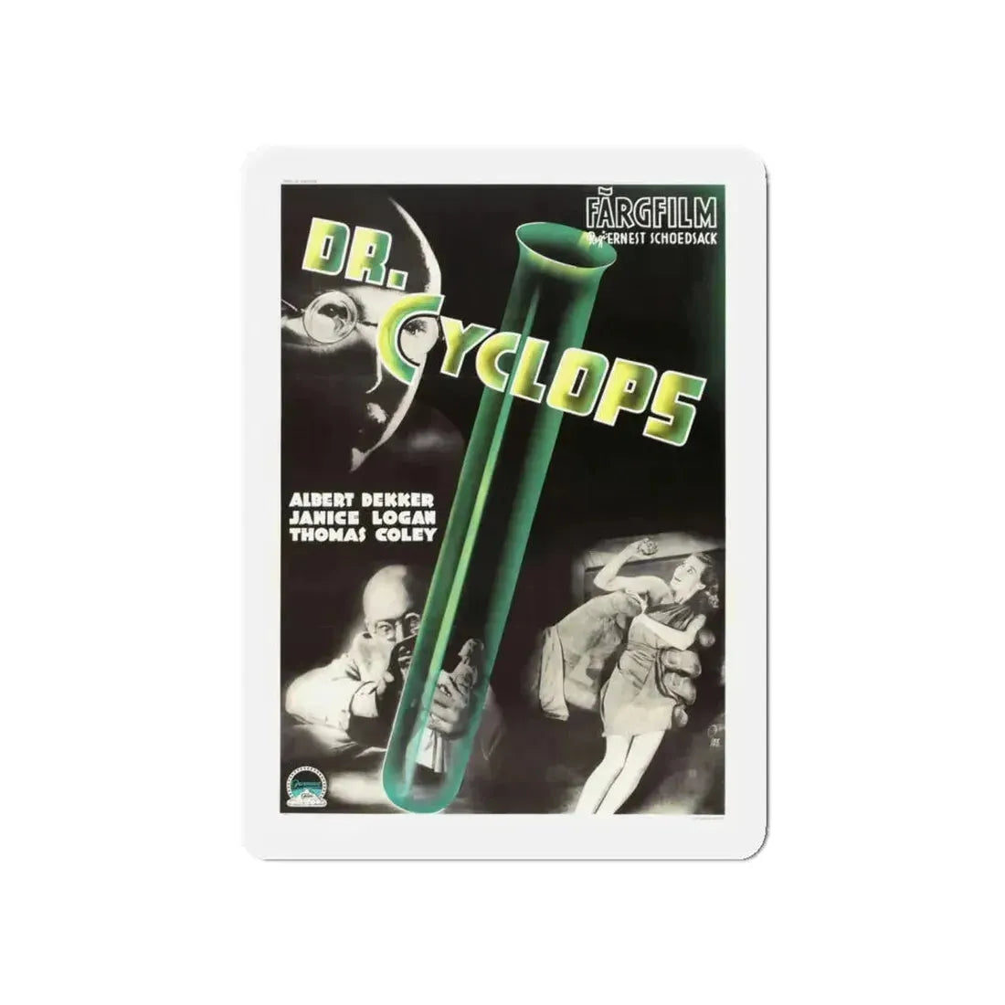 DR. CYCLOPS (3) 1940 Movie Poster - Refrigerator Magnet 5 Inch - The Sticker Space