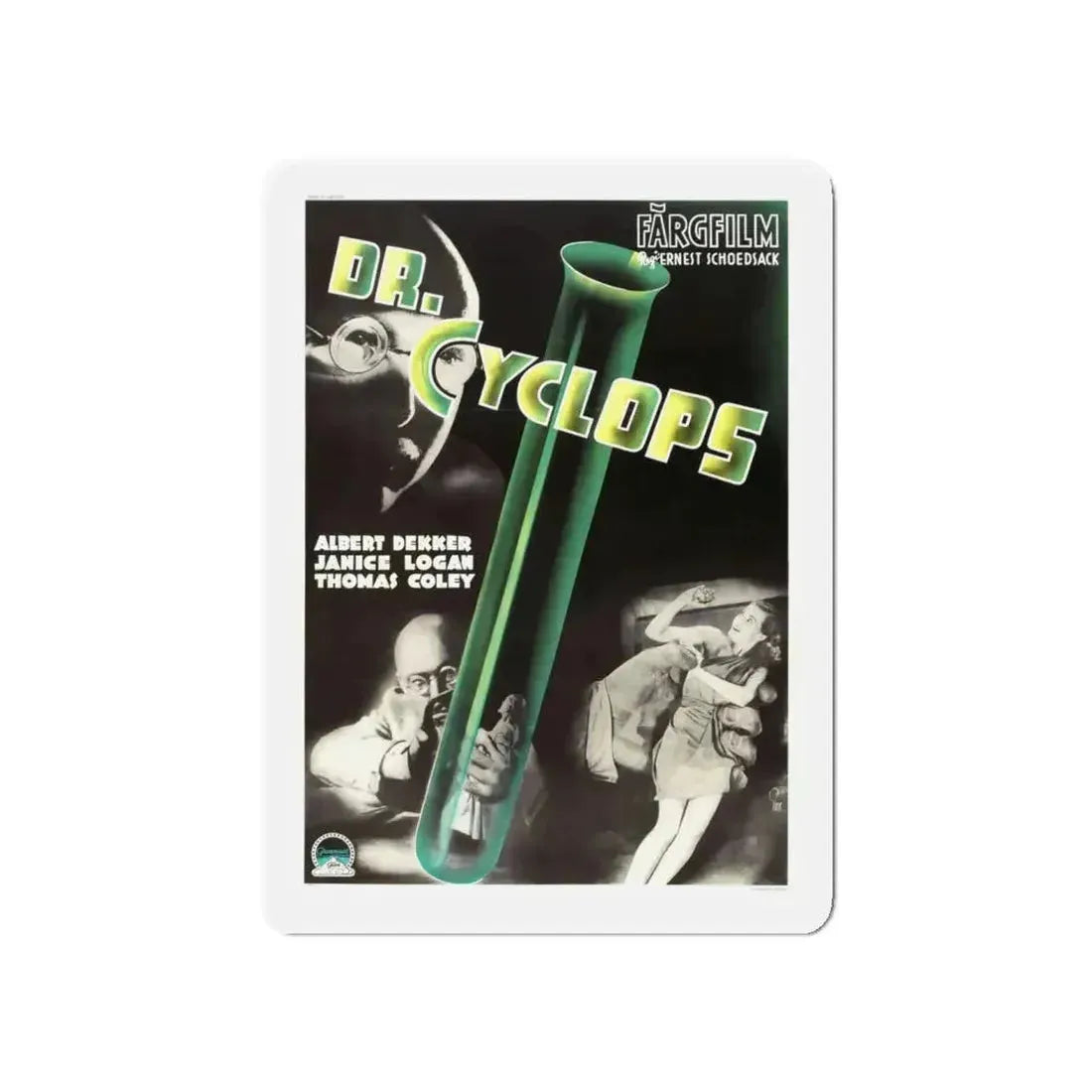 DR. CYCLOPS (3) 1940 Movie Poster - Refrigerator Magnet - The Sticker Space