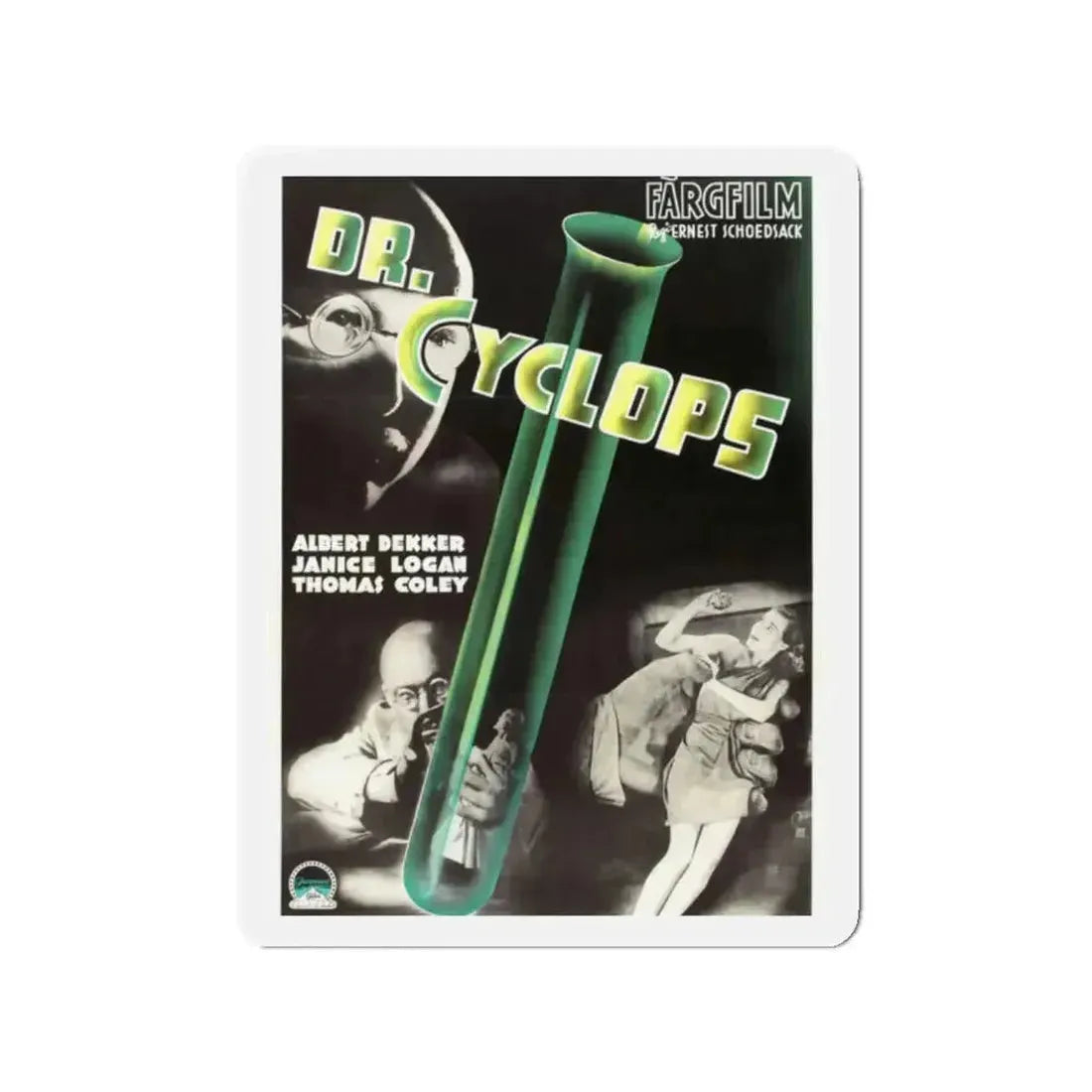 DR. CYCLOPS (3) 1940 Movie Poster - Refrigerator Magnet - The Sticker Space