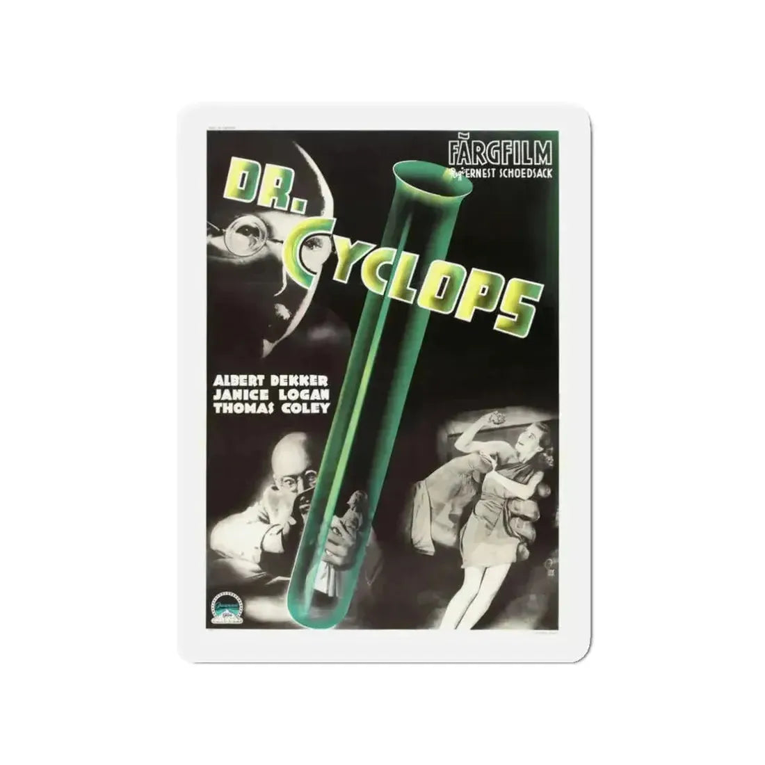 DR. CYCLOPS (3) 1940 Movie Poster - Refrigerator Magnet - The Sticker Space