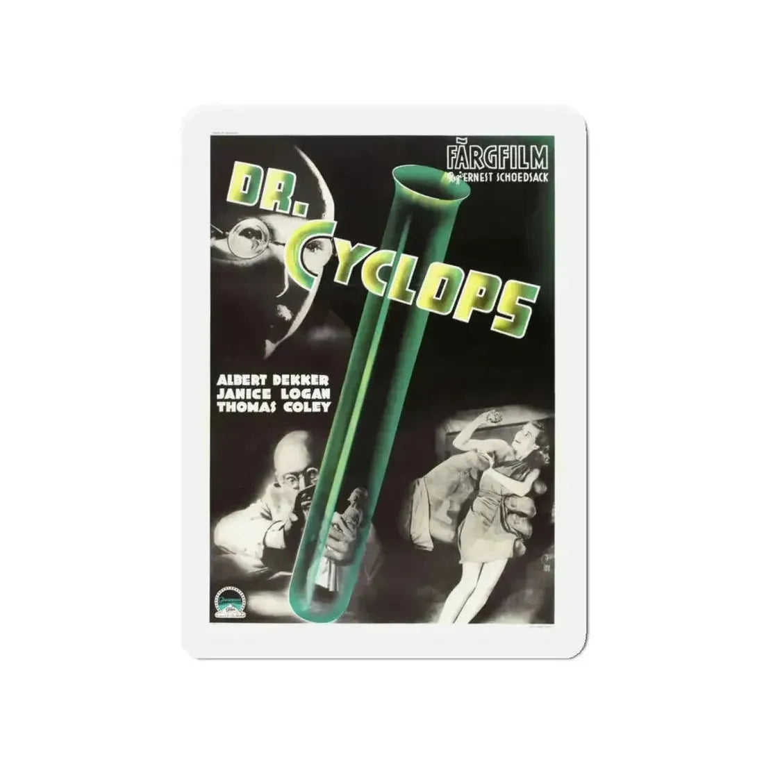 DR. CYCLOPS (3) 1940 Movie Poster - Refrigerator Magnet - The Sticker Space