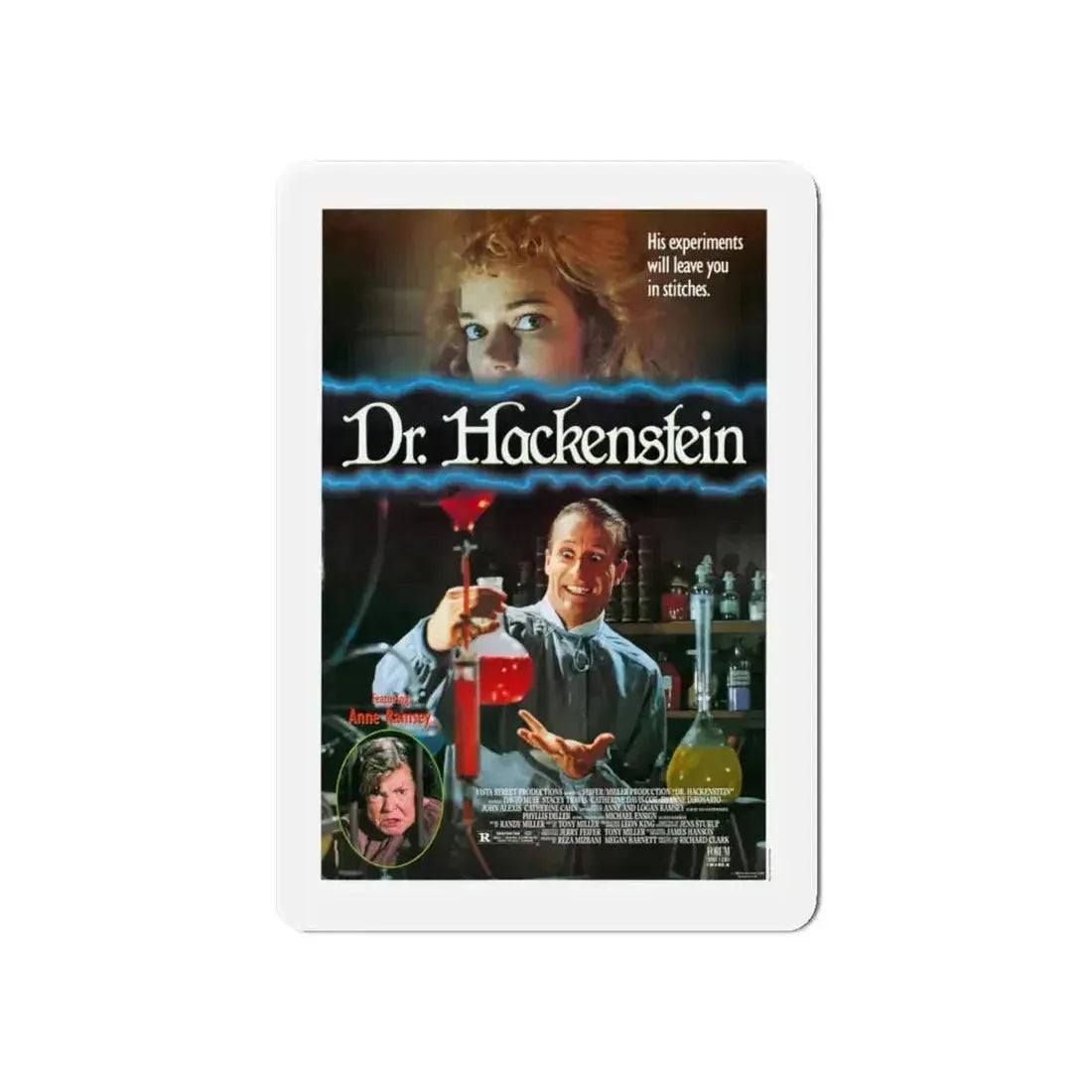 DR. HACKENSTEIN 1988 Movie Poster - Refrigerator Magnet - The Sticker Space