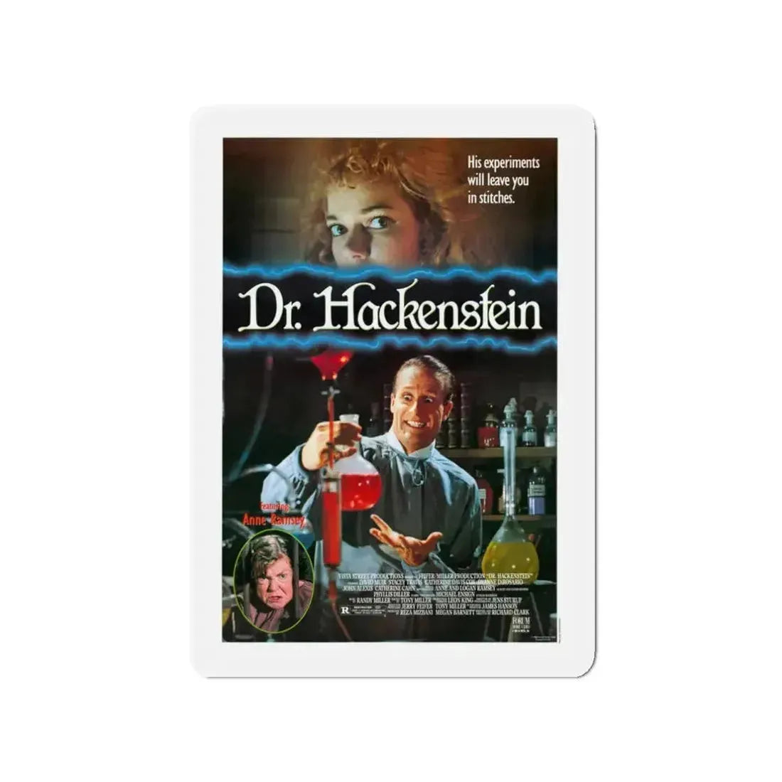 DR. HACKENSTEIN 1988 Movie Poster - Refrigerator Magnet - The Sticker Space