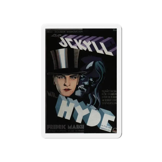 DR. JEKYLL AND MR. HYDE (2) 1931 Movie Poster - Refrigerator Magnet 6 Inch - The Sticker Space