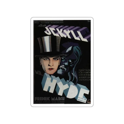 DR. JEKYLL AND MR. HYDE (2) 1931 Movie Poster STICKER Vinyl Die-Cut Decal 4 Inch - The Sticker Space