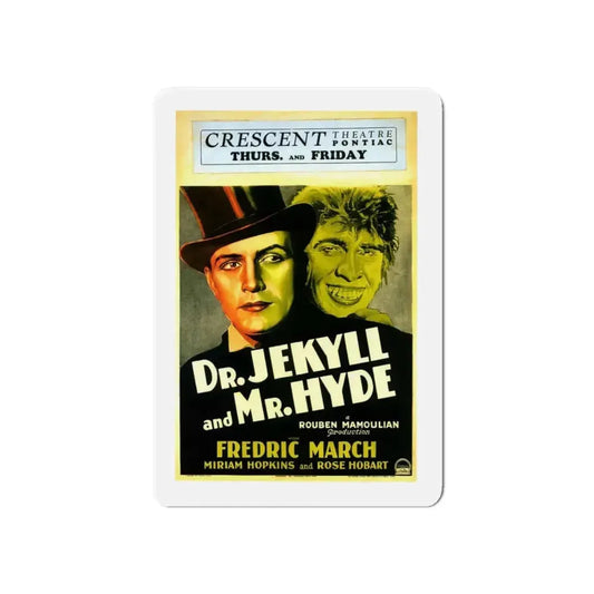 DR. JEKYLL AND MR. HYDE (3) 1931 Movie Poster - Refrigerator Magnet 6 Inch - The Sticker Space