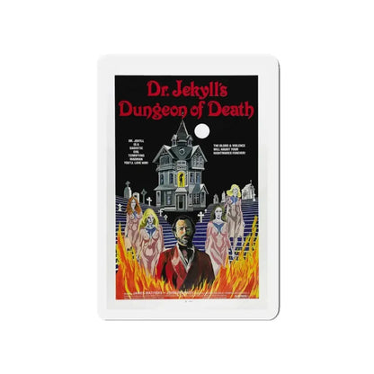 DR. JEKYLL'S DUNGEON OF DEATH 1979 Movie Poster - Refrigerator Magnet 5 Inch - The Sticker Space