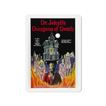 DR. JEKYLL'S DUNGEON OF DEATH 1979 Movie Poster - Refrigerator Magnet - The Sticker Space