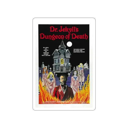 DR. JEKYLL'S DUNGEON OF DEATH 1979 Movie Poster STICKER Vinyl Die-Cut Decal 2 Inch - The Sticker Space