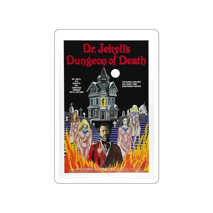 DR. JEKYLL'S DUNGEON OF DEATH 1979 Movie Poster STICKER Vinyl Die-Cut Decal 6 Inch - The Sticker Space