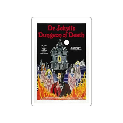 DR. JEKYLL'S DUNGEON OF DEATH 1979 Movie Poster STICKER Vinyl Die-Cut Decal - The Sticker Space