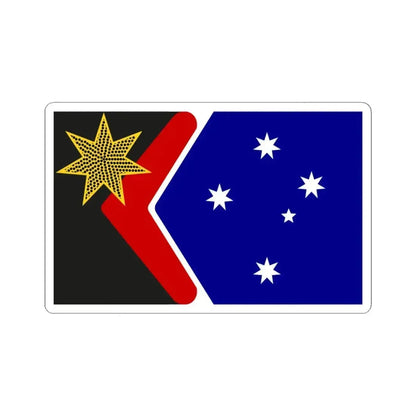 Dr. John C. Blaxlands Proposal 2013 Australian Flag Proposal (Australia) STICKER Vinyl Kiss-Cut Decal 6 Inch White - The Sticker Space