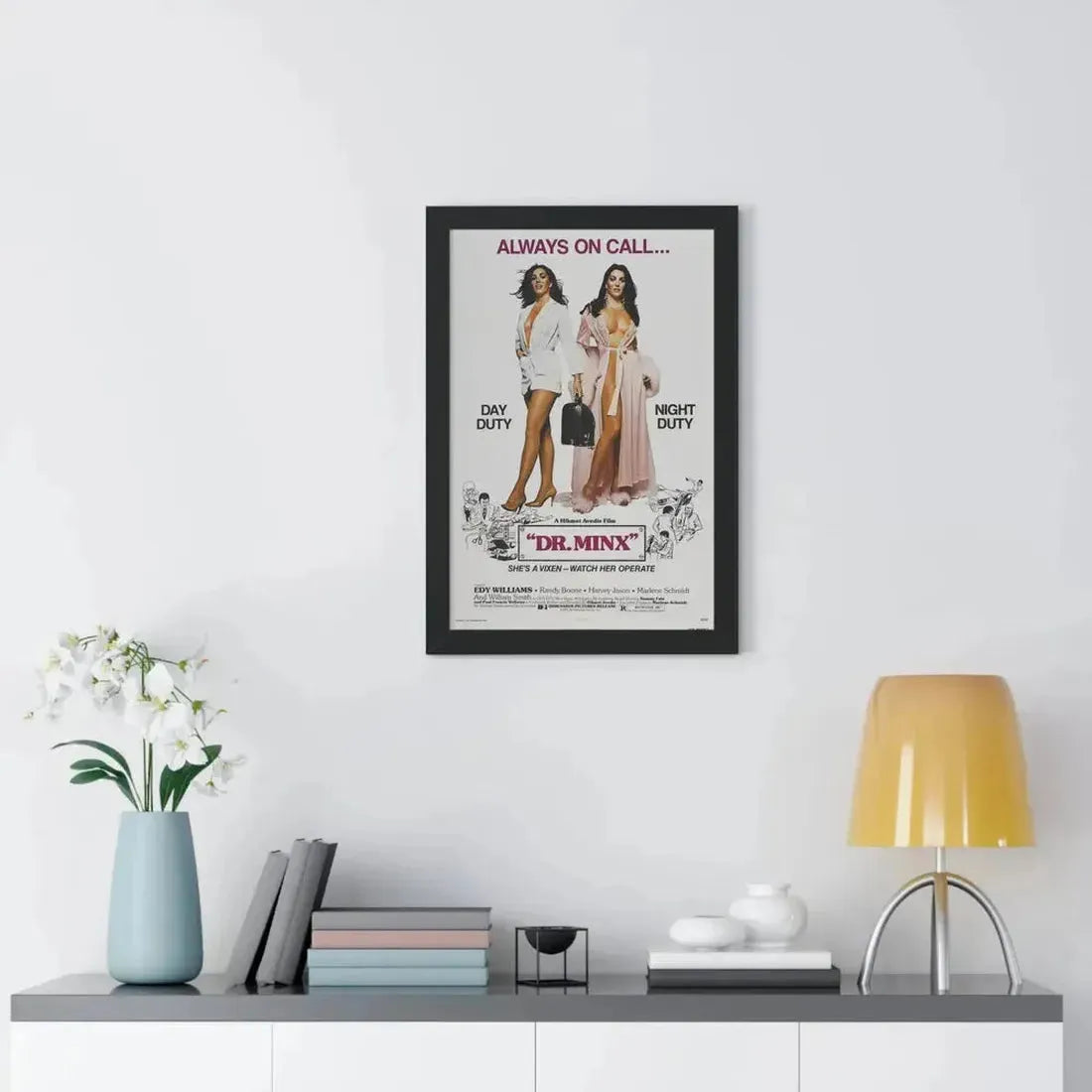 DR. MINX 1975 - Framed Movie Poster - The Sticker Space