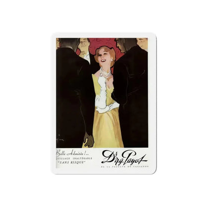 Dr. N.G. Payot 1953 (Magazine Illustration) Refrigerator Magnet 4 Inch Die-Cut - The Sticker Space
