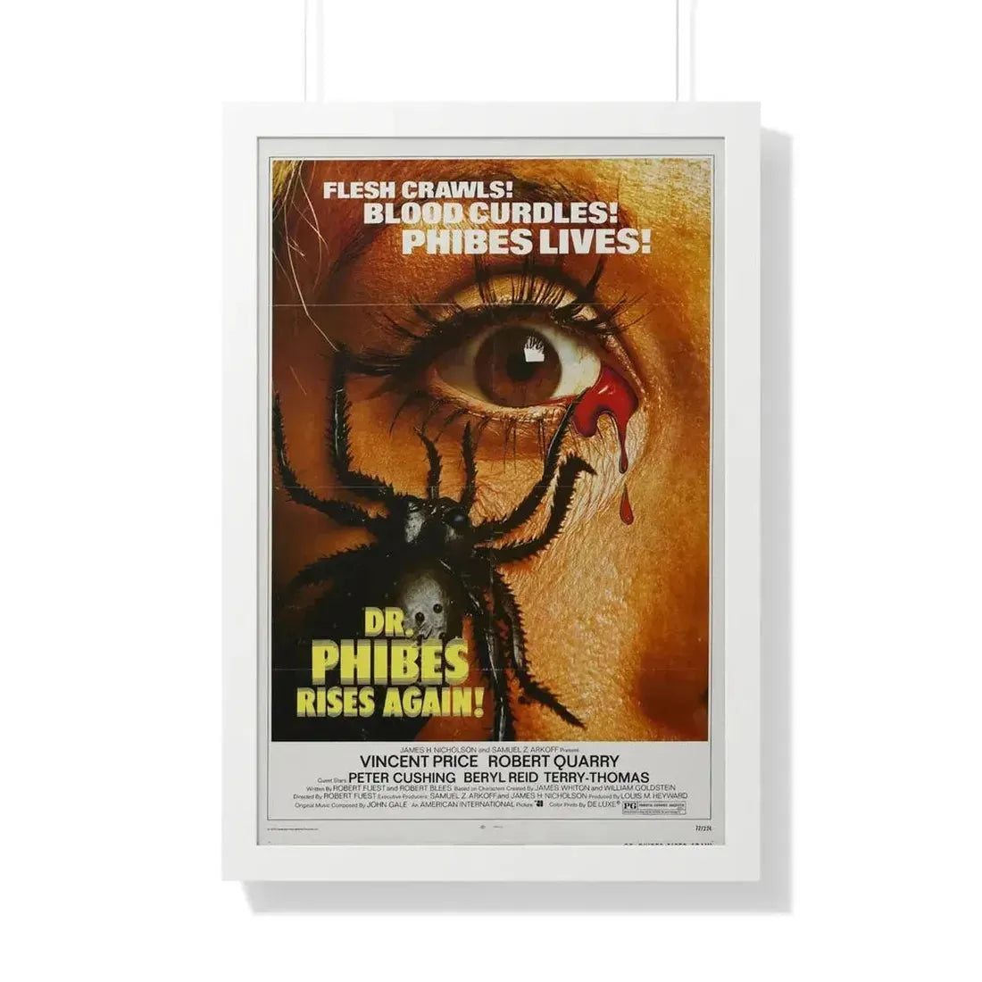 DR. PHIBES RISES AGAIN! 1972 - Framed Movie Poster - The Sticker Space
