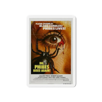 DR. PHIBES RISES AGAIN! 1972 Movie Poster - Refrigerator Magnet 6 Inch - The Sticker Space