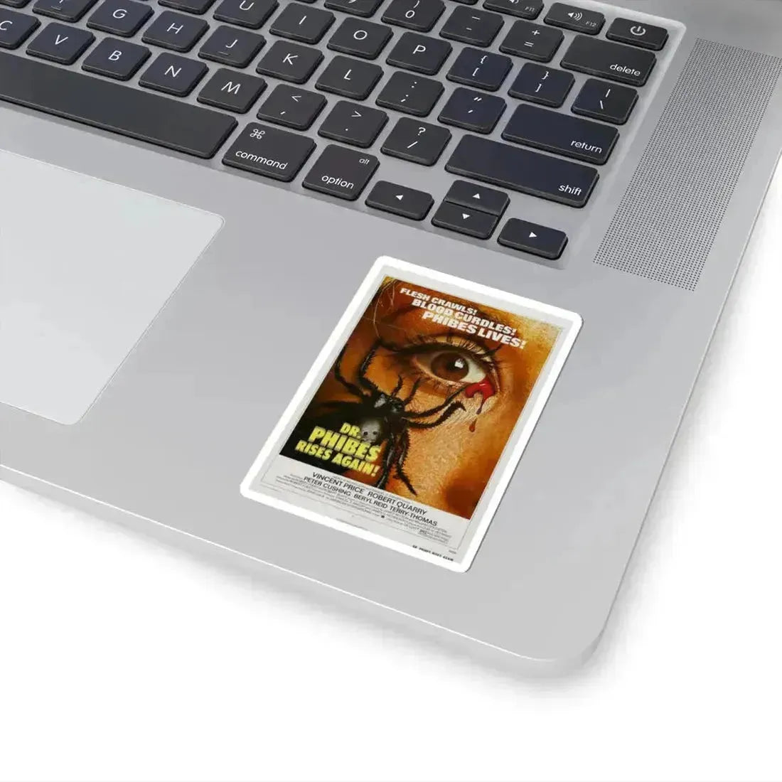 DR. PHIBES RISES AGAIN! 1972 Movie Poster - STICKER Vinyl Kiss-Cut Decal - The Sticker Space