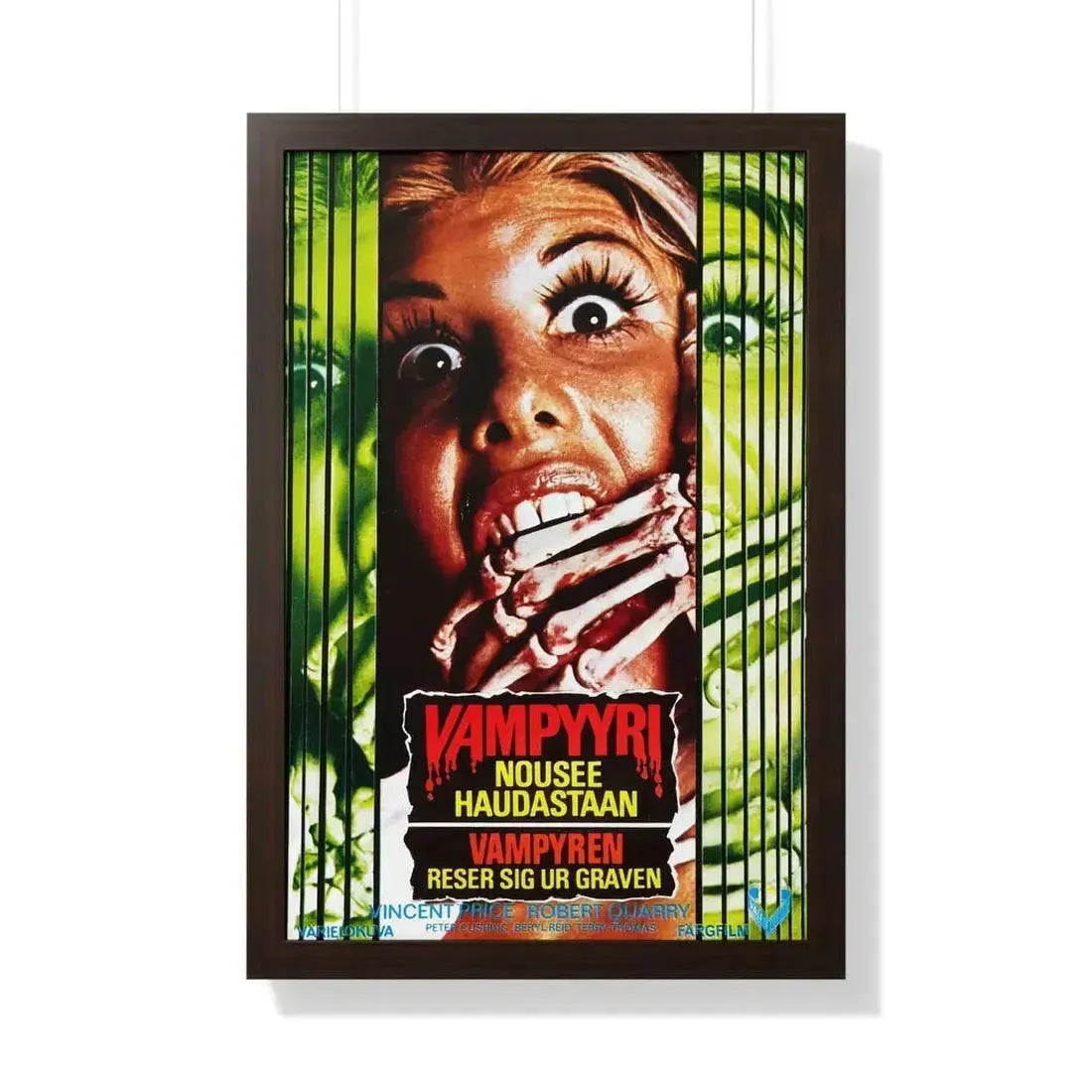 DR. PHIBES RISES AGAIN! (2) 1972 - Framed Movie Poster - The Sticker Space