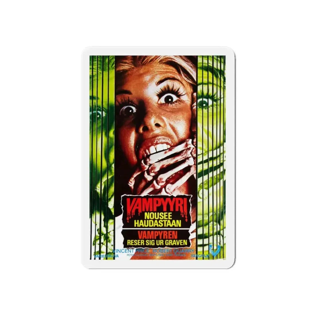 DR. PHIBES RISES AGAIN! (2) 1972 Movie Poster - Refrigerator Magnet 6 Inch - The Sticker Space