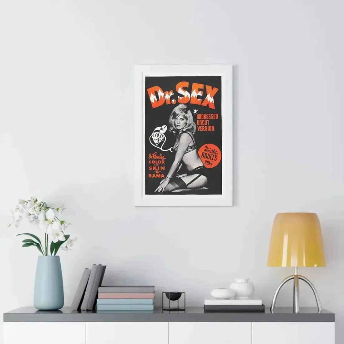 DR. SEX 1964 - Framed Movie Poster - The Sticker Space