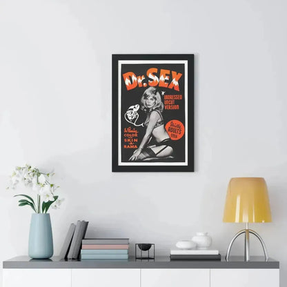DR. SEX 1964 - Framed Movie Poster - The Sticker Space