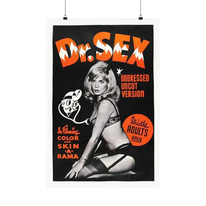 DR. SEX 1964 - Paper Movie Poster - The Sticker Space