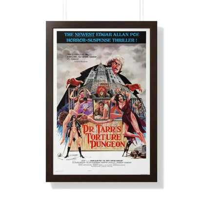 DR. TARR'S TORTURE DUNGEON 1973 - Framed Movie Poster 20" x 30" Walnut - The Sticker Space