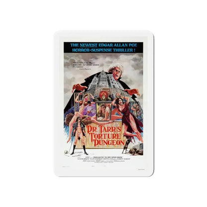 DR. TARR'S TORTURE DUNGEON 1973 Movie Poster - Refrigerator Magnet 6 Inch - The Sticker Space