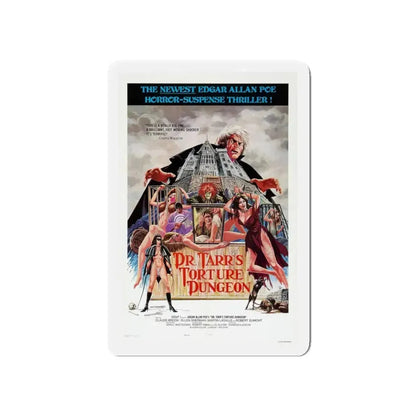 DR. TARR'S TORTURE DUNGEON 1973 Movie Poster - Refrigerator Magnet - The Sticker Space