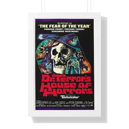 DR. TERROR'S HOUSE OF HORRORS (2) 1967 - Framed Movie Poster 16″ x 24″ White - The Sticker Space