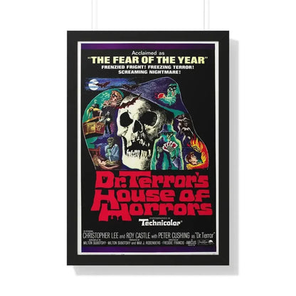 DR. TERROR'S HOUSE OF HORRORS (2) 1967 - Framed Movie Poster 20" x 30" Black - The Sticker Space