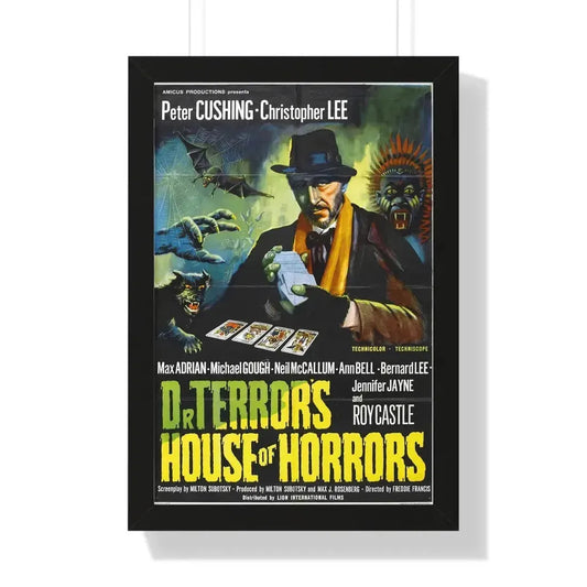 DR. TERROR'S HOUSE OF HORRORS (3) 1967 - Framed Movie Poster 16″ x 24″ Black - The Sticker Space