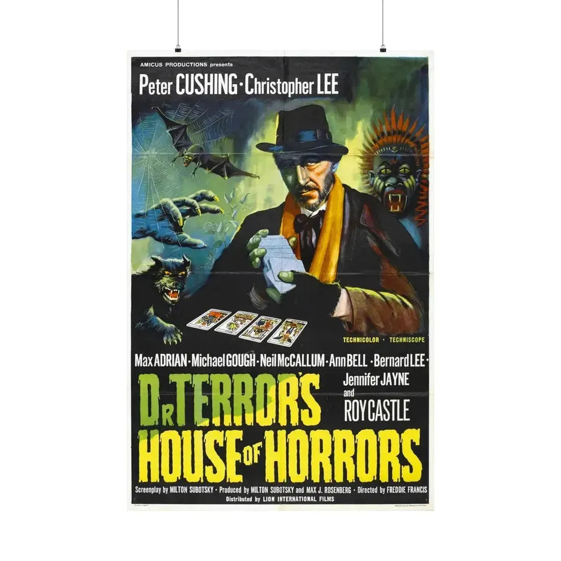 DR. TERROR'S HOUSE OF HORRORS (3) 1967 - Paper Movie Poster 36" x 54" Matte - The Sticker Space
