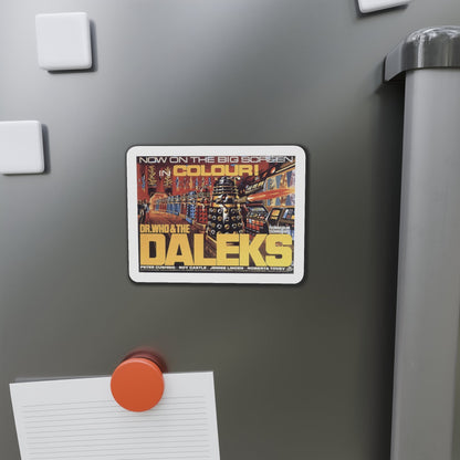 Dr Who and the Daleks 1966 Movie Poster Die-Cut Magnet-The Sticker Space