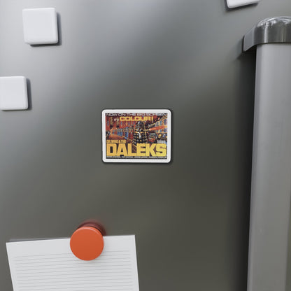 Dr Who and the Daleks 1966 Movie Poster Die-Cut Magnet-The Sticker Space