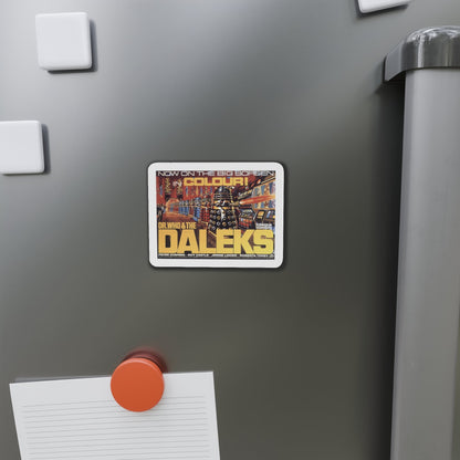 Dr Who and the Daleks 1966 Movie Poster Die-Cut Magnet-The Sticker Space