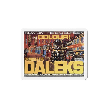 Dr Who and the Daleks 1966 Movie Poster Refrigerator Magnet - The Sticker Space