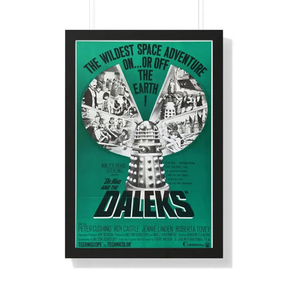 DR. WHO & THE DALEKS (2) 1965 - Framed Movie Poster 20" x 30" Black - The Sticker Space