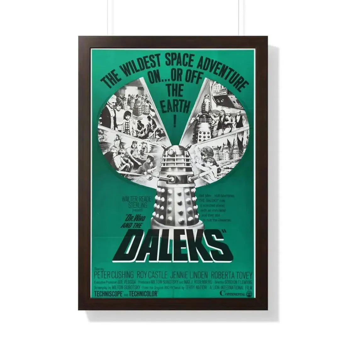 DR. WHO & THE DALEKS (2) 1965 - Framed Movie Poster - The Sticker Space