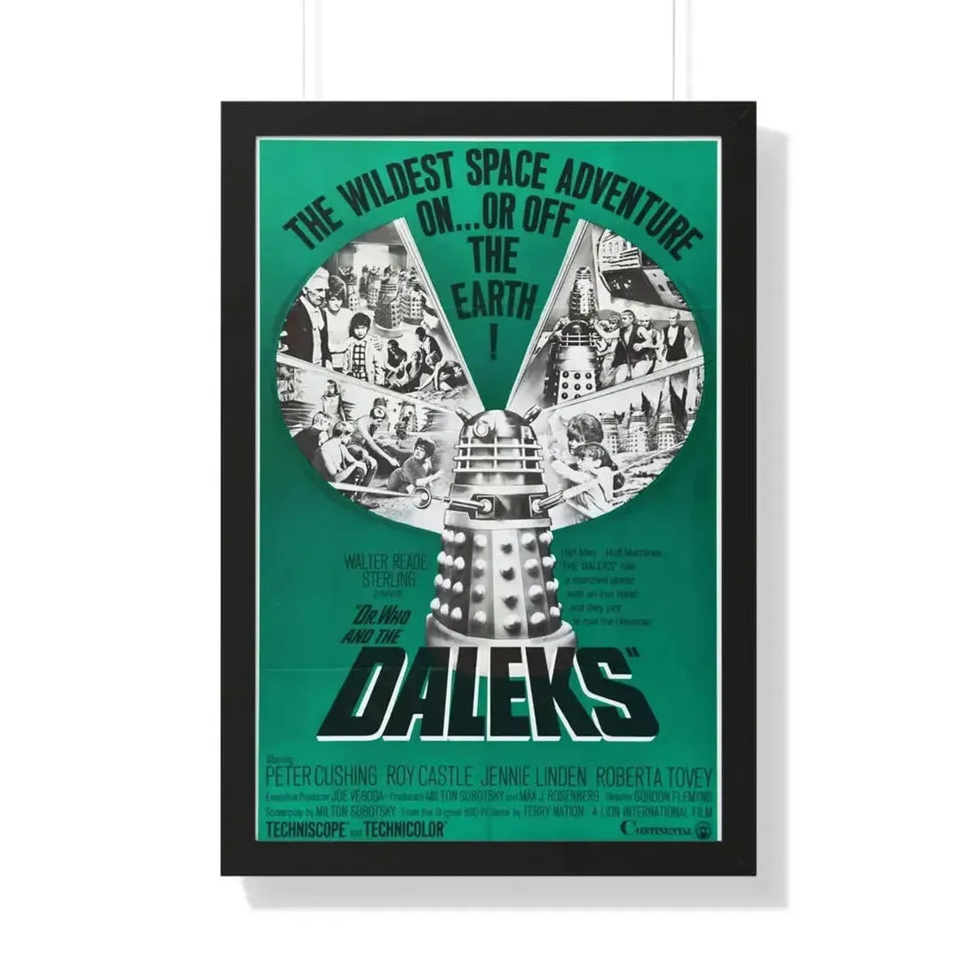 DR. WHO & THE DALEKS (2) 1965 - Framed Movie Poster - The Sticker Space